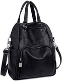 UTO Bolsa Mochila de Dama Mujer Moda Cuero Sintético Crossbody Bolsa de Hombro con Asas