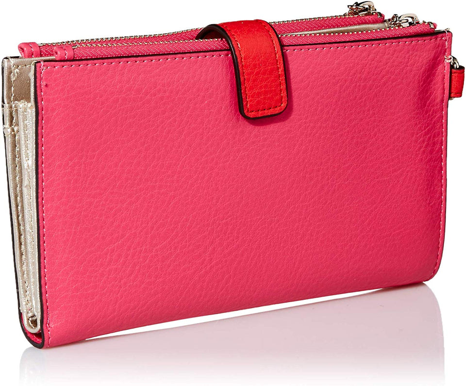 GUESS Kim portafolios organizadora con cierre doble