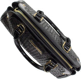 Nicole Lee Bolsa Satchel GRETA con detalles grabados