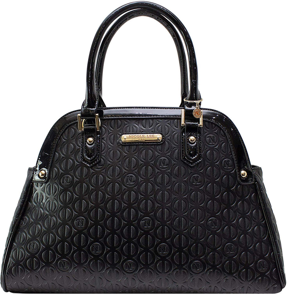 Nicole Lee Bolsa Satchel GRETA con detalles grabados
