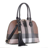Dome - Bolso de mano con borla para mujer